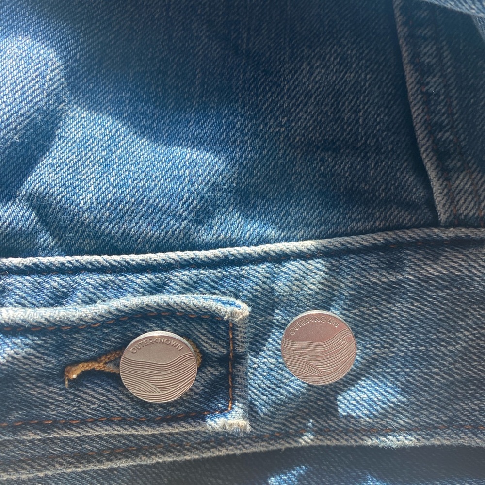 Outerknown Light Blue Denim Jean Jacket - Picture 6 of 6